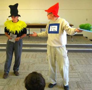 Charles Snead and Steve Johnson in Green Eggs and Ham.